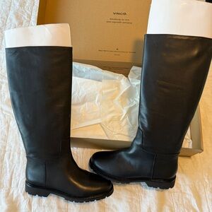 ✨ Vince “Sibelle” Tall Leather Boots — Size 9M — NEW w/ Box ✨